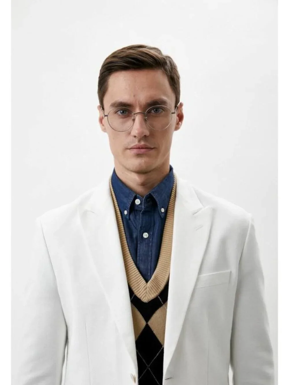 Gucci GG1054OK 002 Round Eyeglasses - Gold 51mm